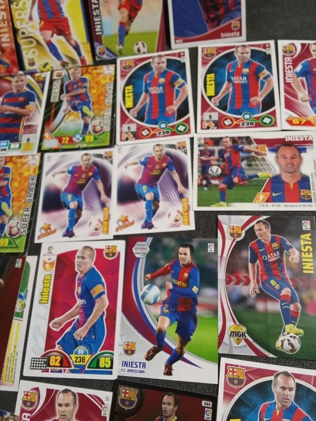  cromos de Iniesta 