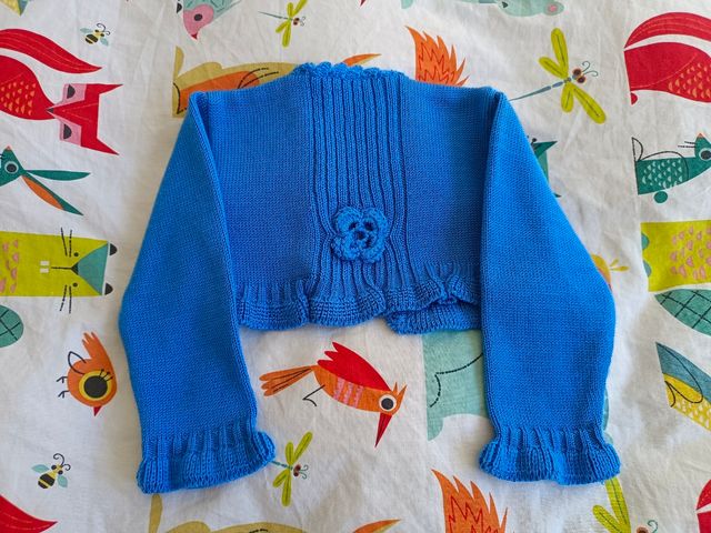 chaqueta niña azul 6-9 meses