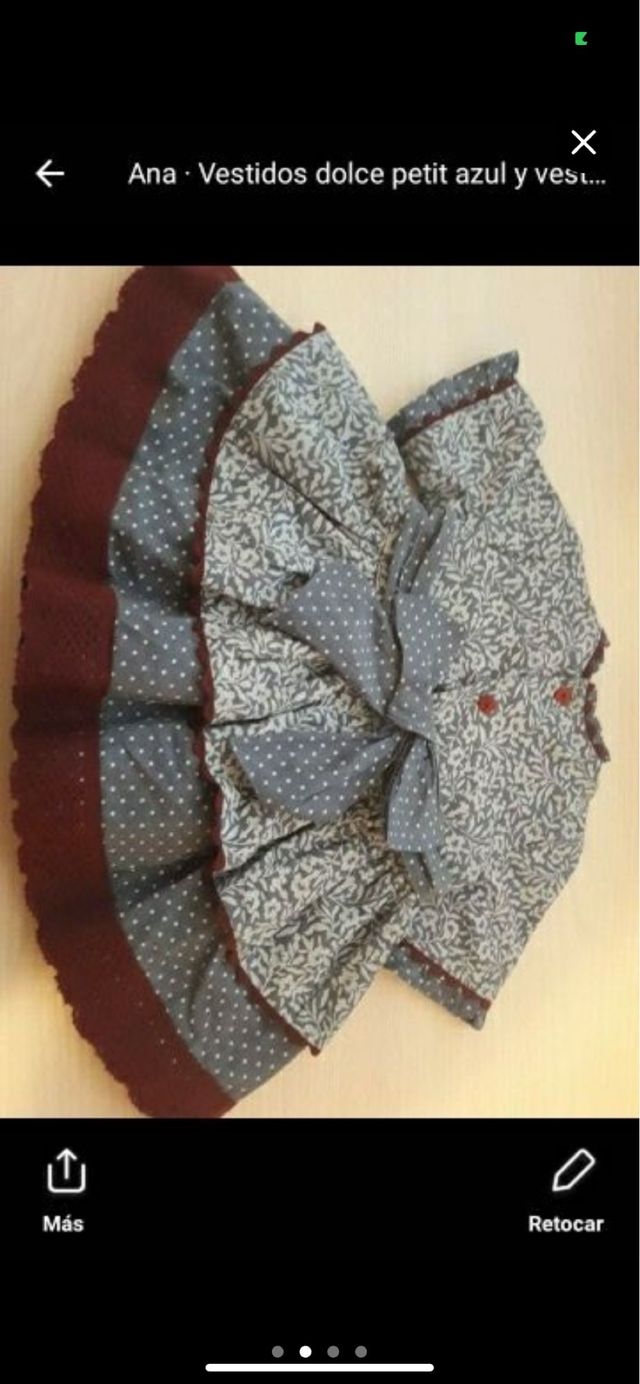Vestido dolce petit + marta y paula