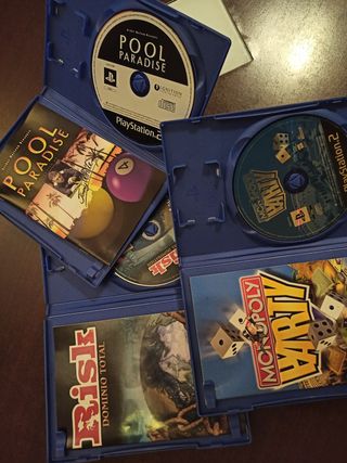 Risk, pool paradise y monopoly ps2