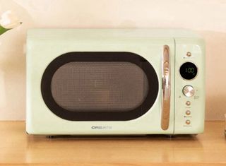 Microondas vintage nuevo sin estremar