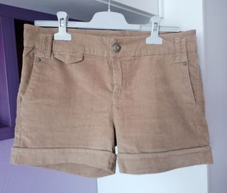 Short mujer de pana