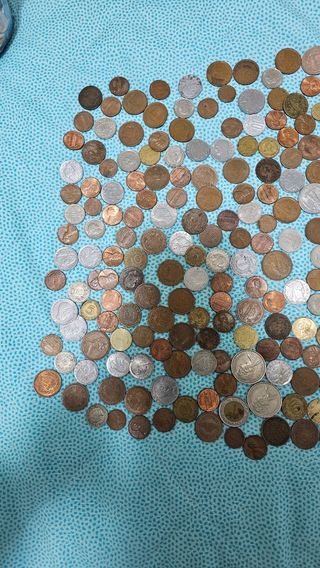 Lotto collezione 896 monete mondo