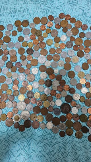 Lotto collezione 896 monete mondo