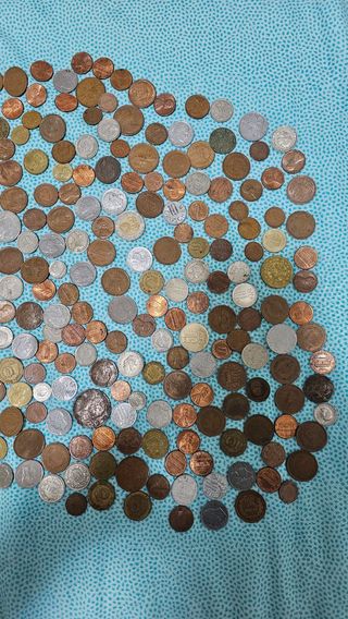 Lotto collezione 896 monete mondo