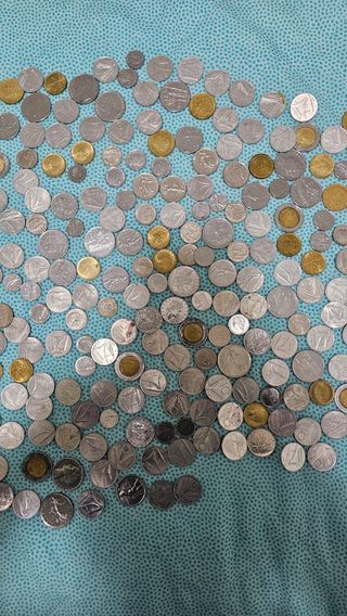 Lotto collezione 896 monete mondo