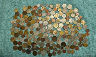 Lotto collezione 896 monete mondo