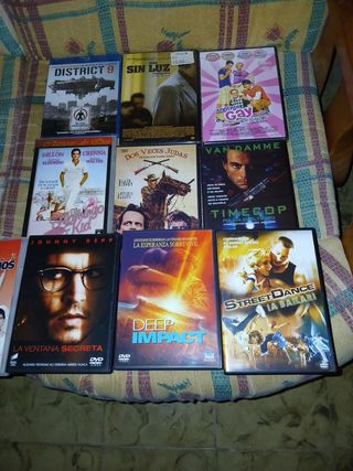 DVD a 5 € cada una