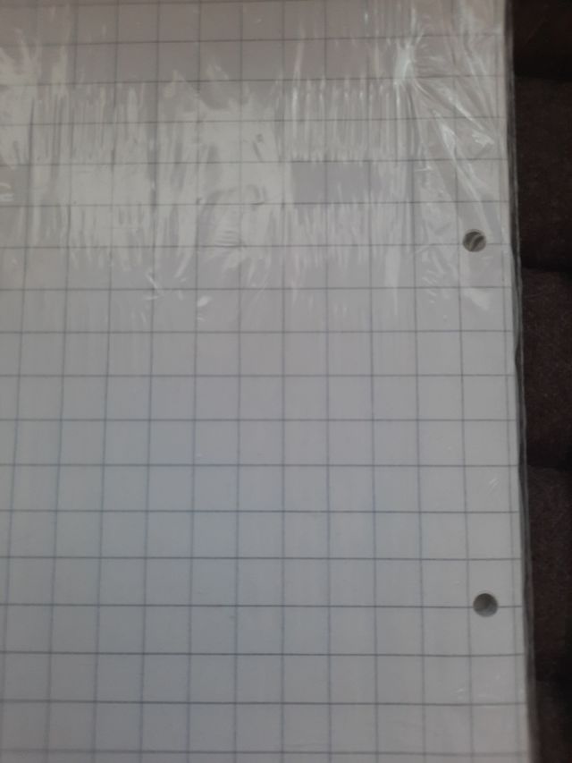 3 Ricambi carta A4 anelli scuola primaria