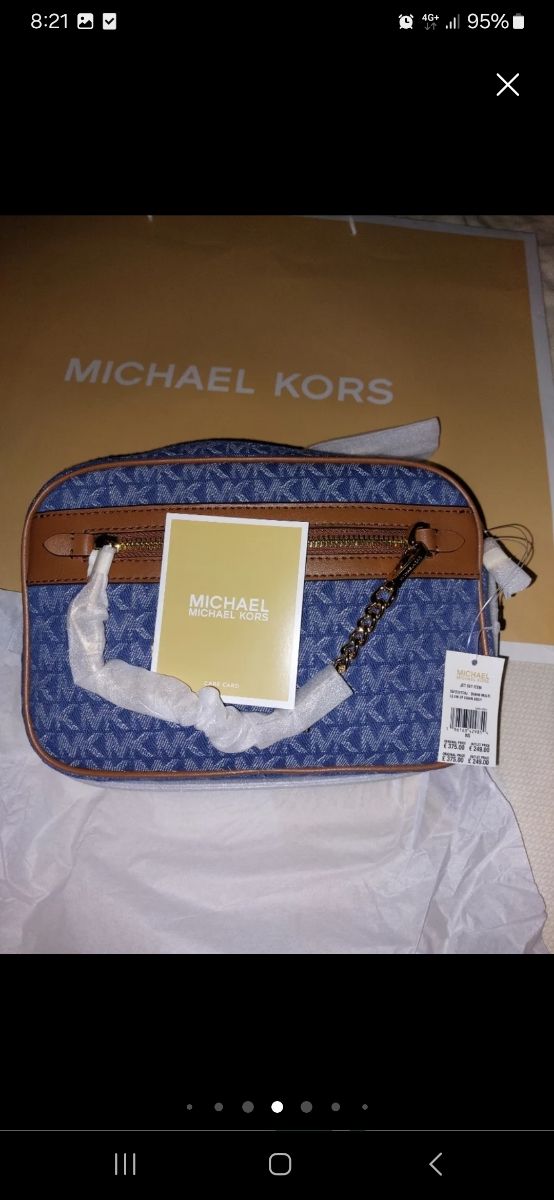 Bandolera Michael kors denim .