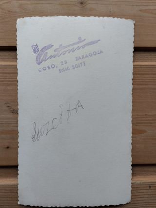 Fotografía antigua de la actriz Queta Claver