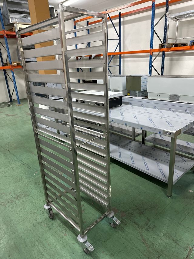 CARRO  PARA BANDEJAS GN 1/1 ACERO INOX