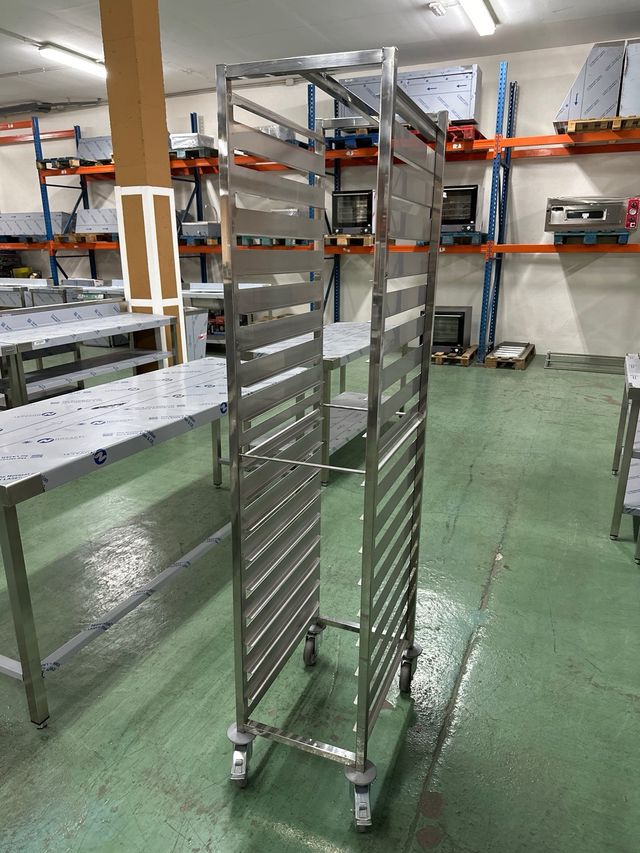 CARRO  PARA BANDEJAS GN 1/1 ACERO INOX