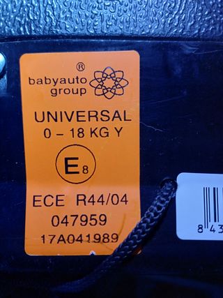 Silla coche bebé babyauto