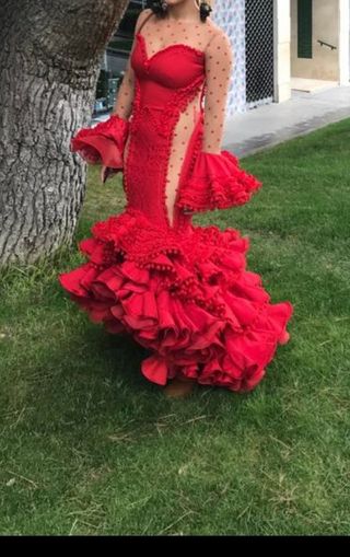 Traje flamenca