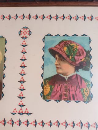 CUADRO DECOUPAGE FINALES SIGLO XIX