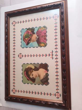 CUADRO DECOUPAGE FINALES SIGLO XIX