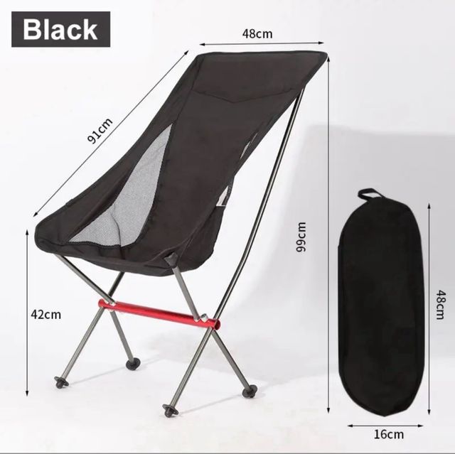 Silla plegable ultraligera camping camper acampada
