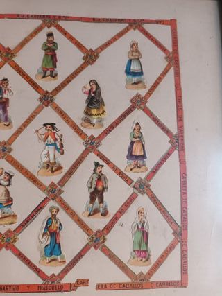 CUADRO DECOUPAGE FINALES SIGLO XIX