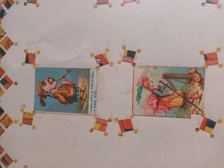 CUADRO DECOUPAGE FINALES SIGLO XIX