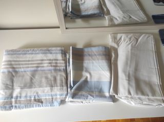 Juego de sabanas para edredón. Para cama de 90.