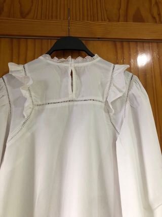 Blusa blanca ibicenca