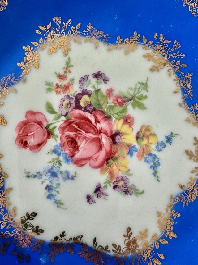 3 piatti blu L.Parbus Bavaria Germany