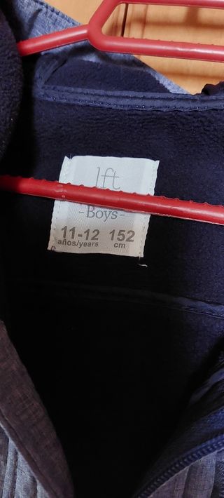 Chaqueta niño entretiempo