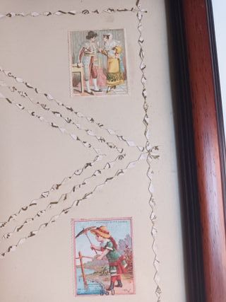 CUADRO DECOUPAGE FINALES SIGLO XIX