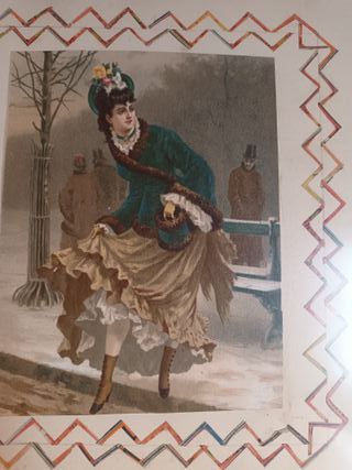 CUADRO DECOUPAGE FINALES SIGLO XIX