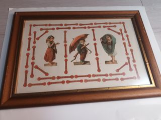 CUADRO DECOUPAGE FINALES SIGLO XIX