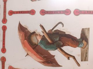 CUADRO DECOUPAGE FINALES SIGLO XIX