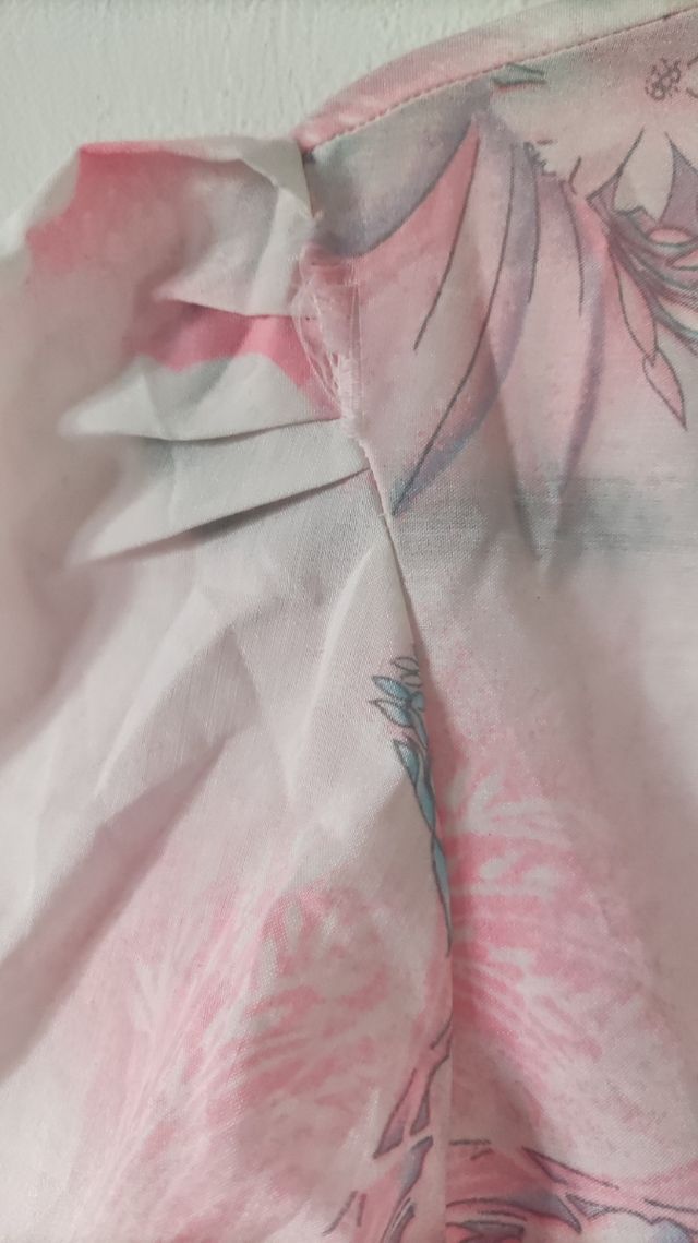 Camisón/ bata vintage estampado floral