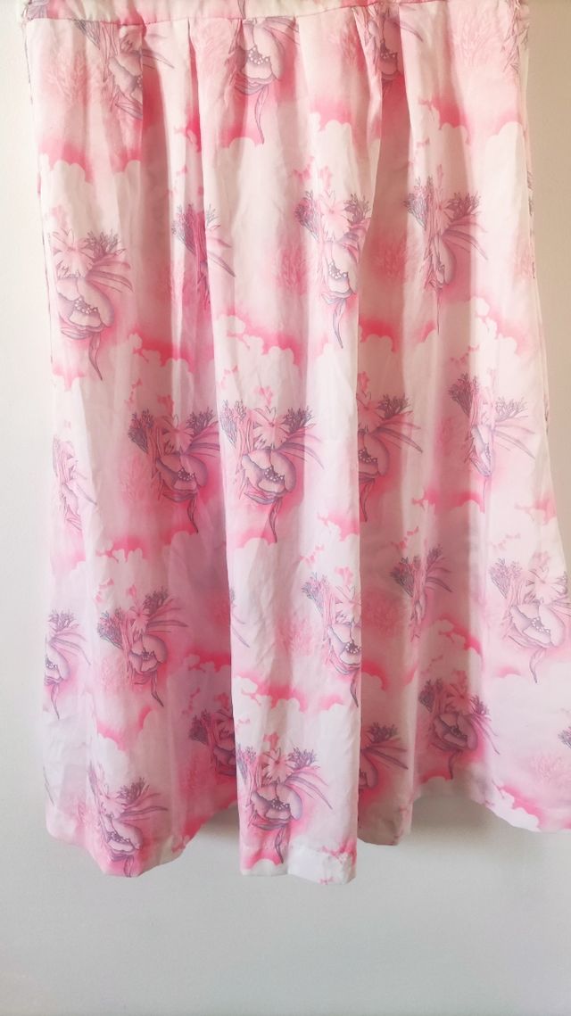 Camisón/ bata vintage estampado floral