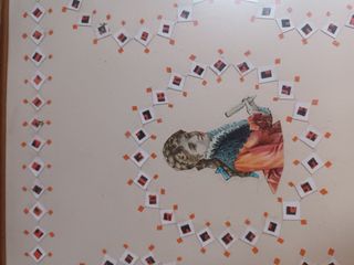 CUADRO DECOUPAGE FINALES SIGLO XIX