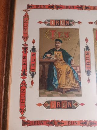 CUADRO DECOUPAGE FINALES SIGLO XIX