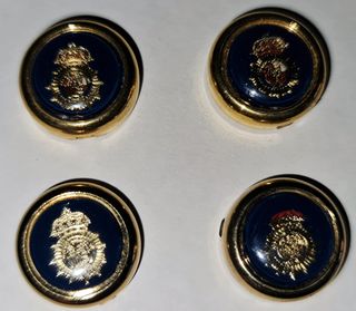4 BOTONES DE BROCHE POLICIA NACIONAL