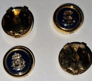 4 BOTONES DE BROCHE POLICIA NACIONAL