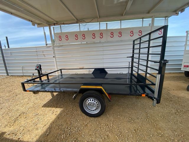 Remolque batea un eje, plataforma