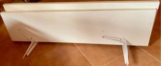 Baldas blancas de estanterías