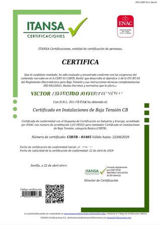 MANITAS ELECTRICISTA ECONÓMICO 