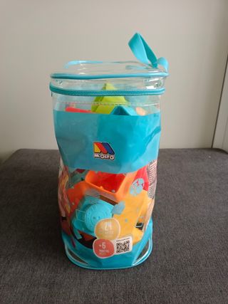 Bloques construcción silicona juguete bebé