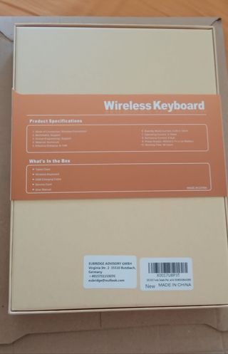 Funda con teclado inalámbrico para iPad 