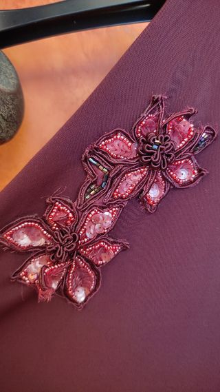 VESTIDO fiesta LARGO ASIMÉTRICO Corte inglés