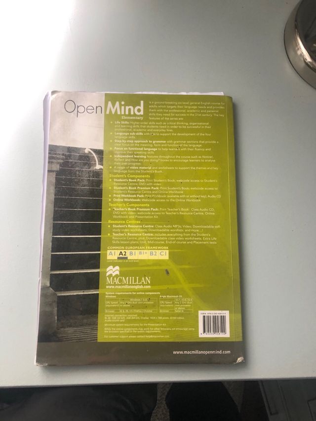 Open mind A2 libro ingles