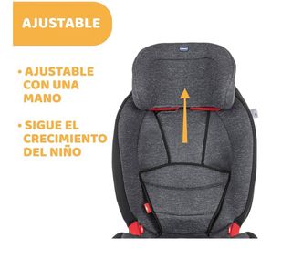 Silla de coche reclinable Chicco Gro up 123