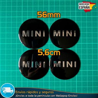 X4 Emblemas Mini Cooper 56mm Pegatinas Tapacubos