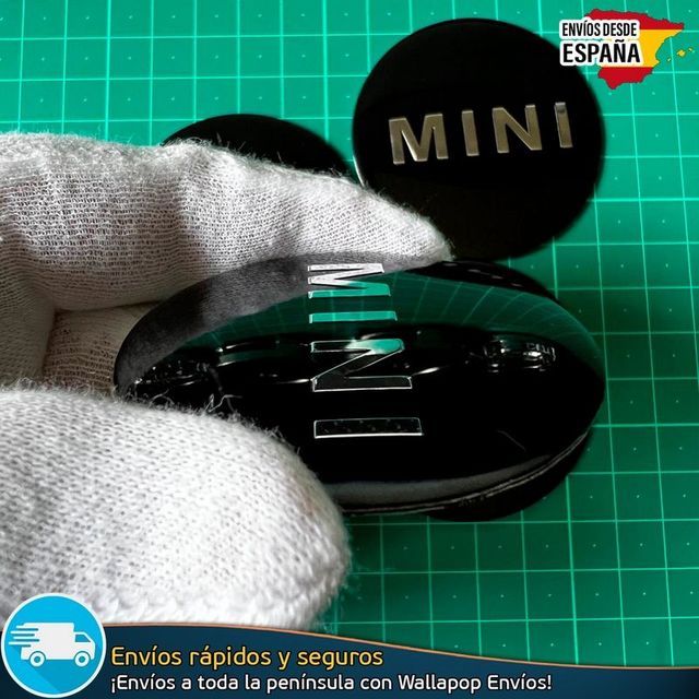 X4 Emblemas Mini Cooper 56mm Pegatinas Tapacubos
