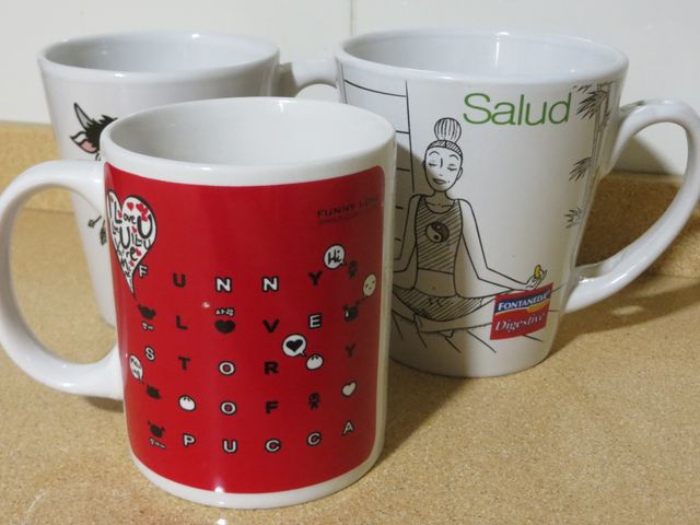 3 Tazas Tematicas x 2eur en Total