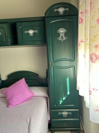 Conjunto de muebles de dormitorio de madera maciza